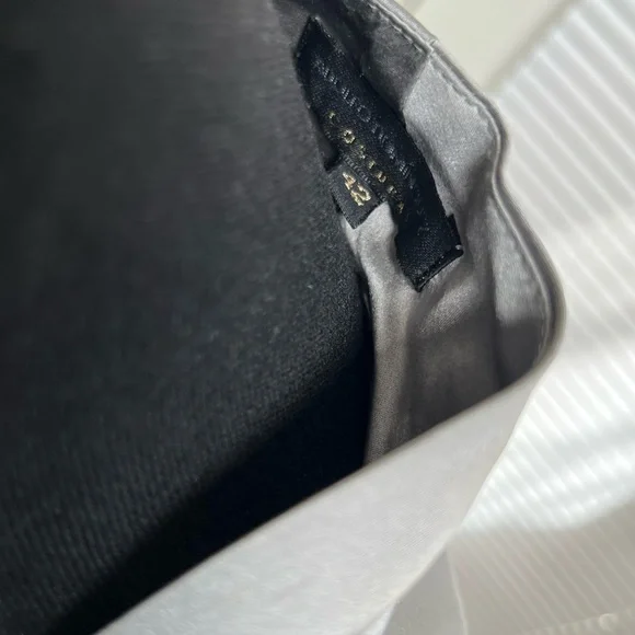 Silver Tie Front Fitted Blouse - Picture 14 of 15